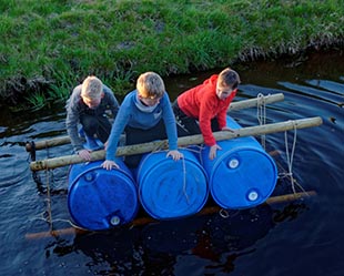 vlotbouwen bij YMCA Jeugdwerk events